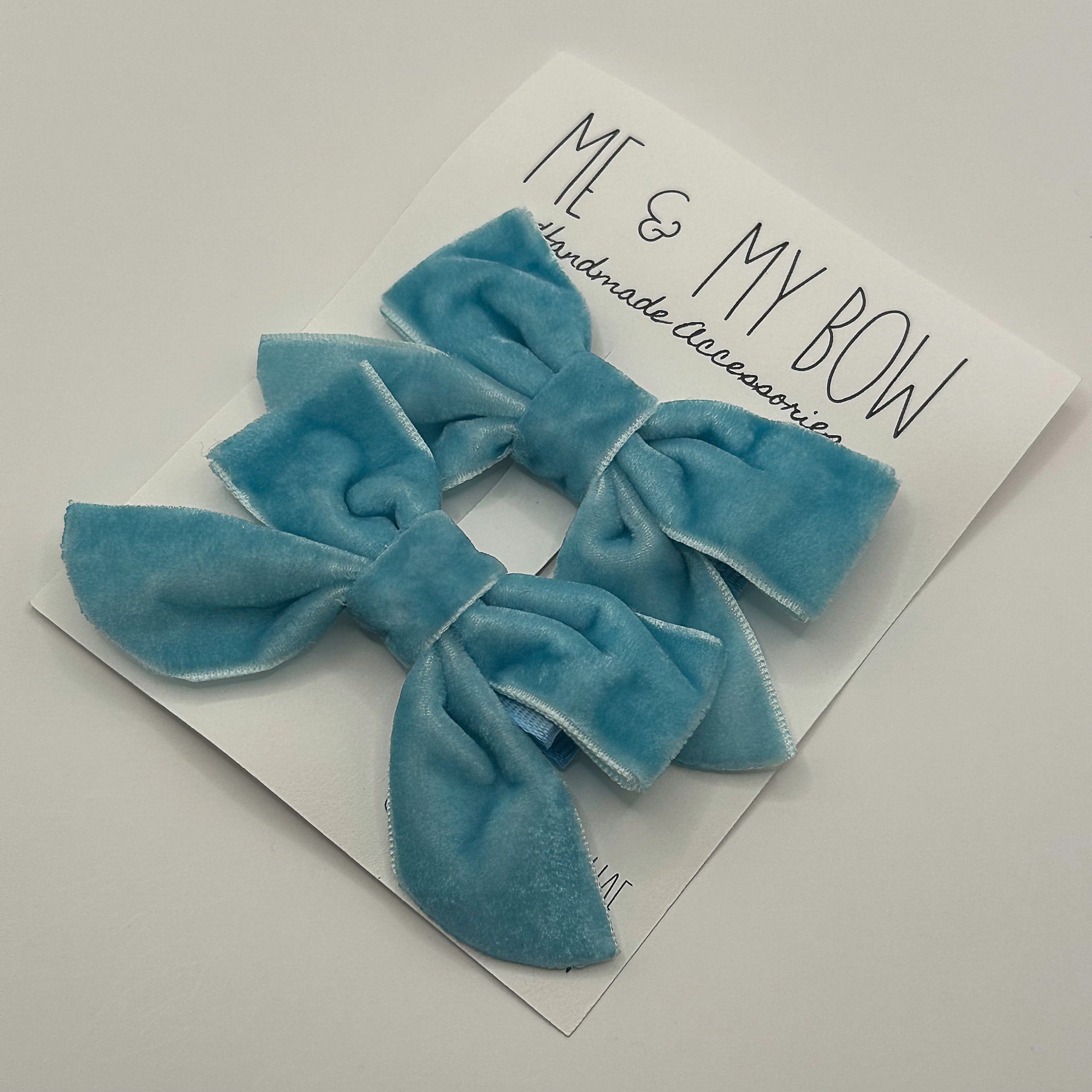 Bestseller | VELVET BUTTERFLY BOWS for Girls | Set of 2 Hair Clips | Perfect to Match Dresses and Outfits | Spring Summer Vibes