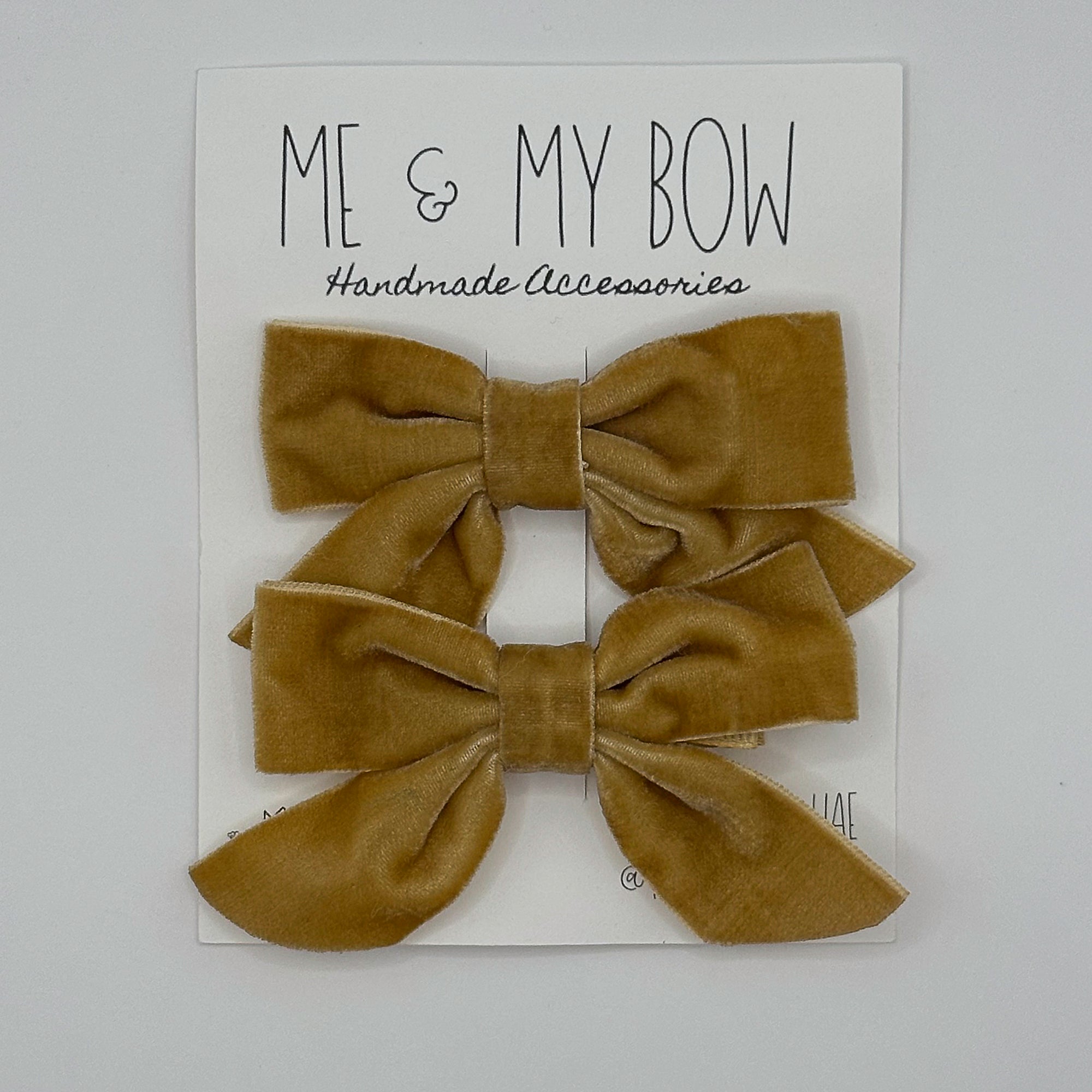 Bestseller | VELVET BUTTERFLY BOWS for Girls | Set of 2 Hair Clips | Perfect to Match Dresses, Outfits and School Uniforms