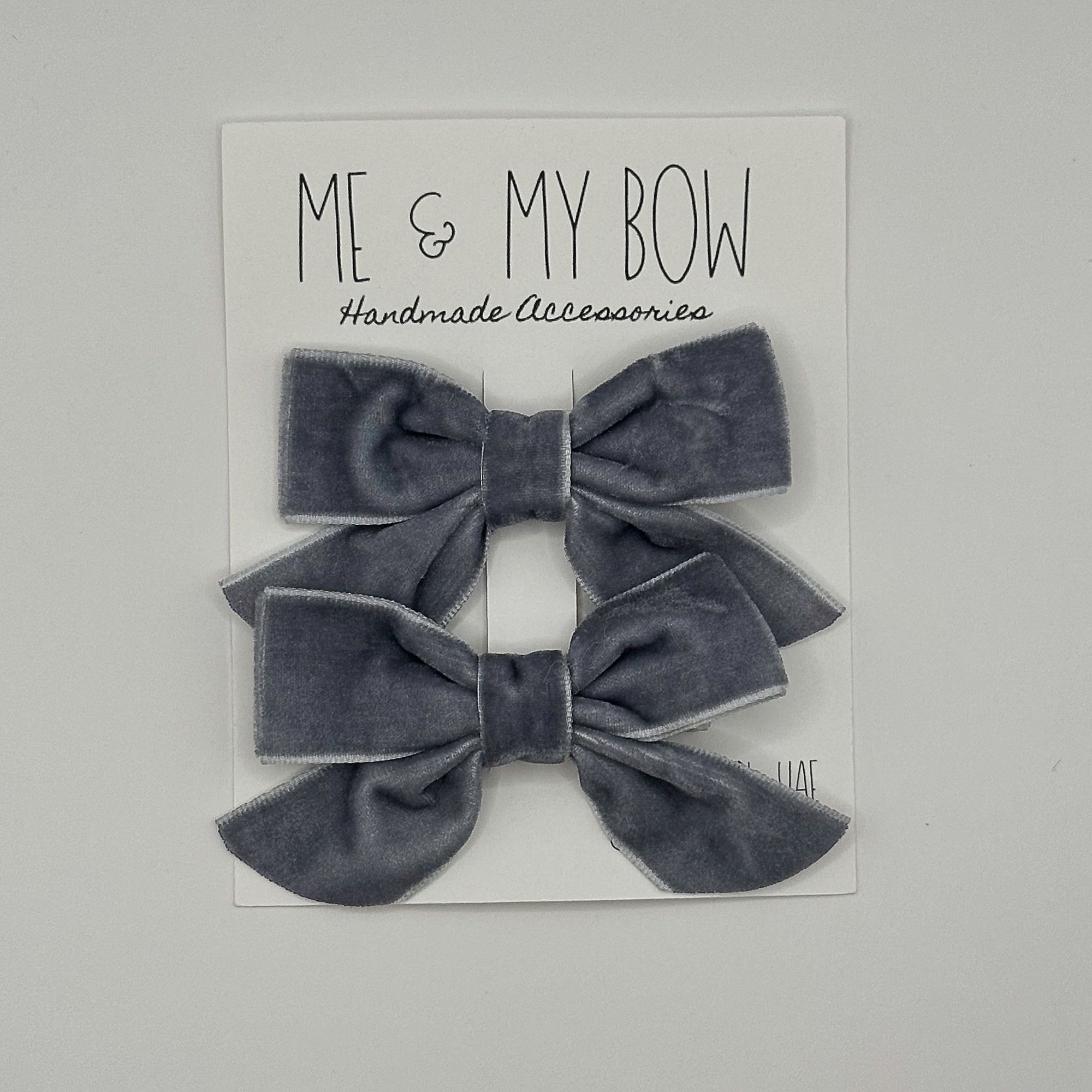 Bestseller | VELVET BUTTERFLY BOWS for Girls | Set of 2 Hair Clips | Perfect to Match Dresses and Outfits | Autumnal Colors