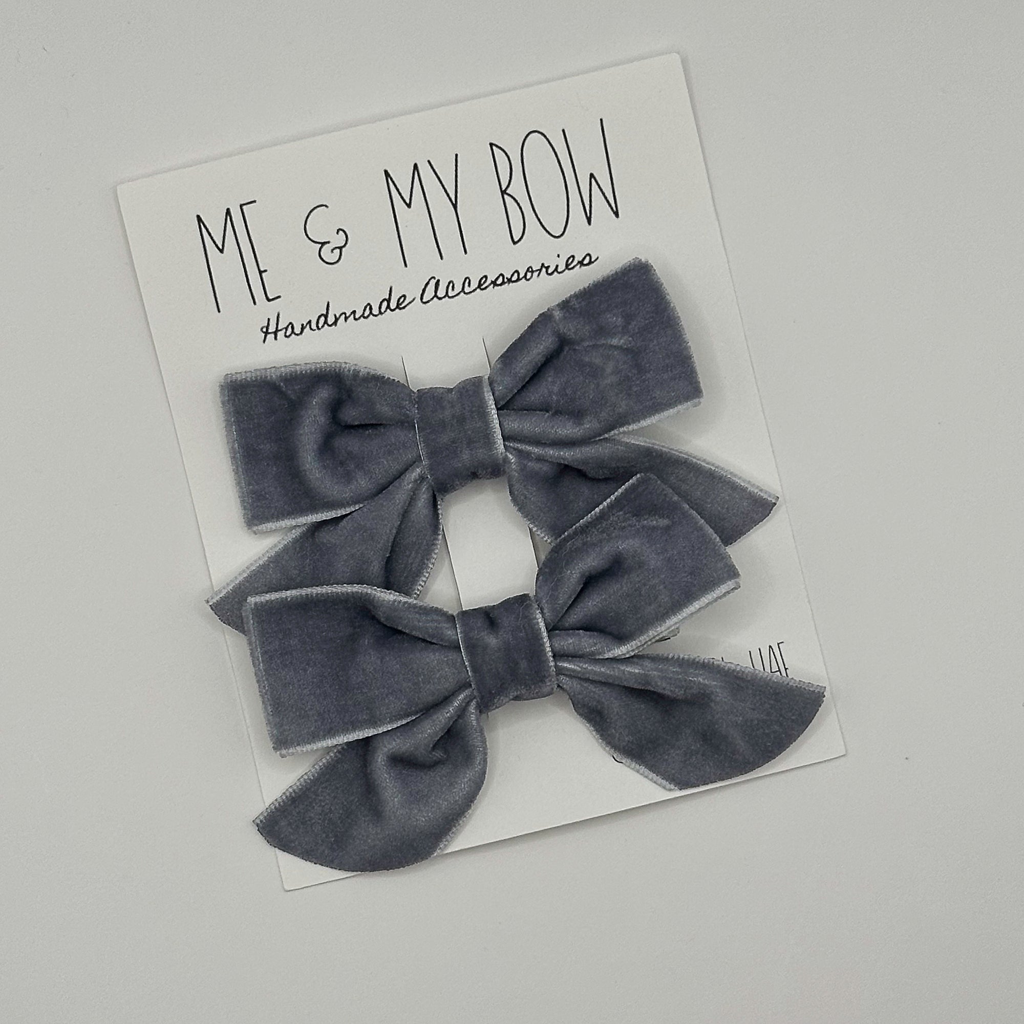 Bestseller | VELVET BUTTERFLY BOWS for Girls | Set of 2 Hair Clips | Perfect to Match Dresses and Outfits | Autumnal Colors