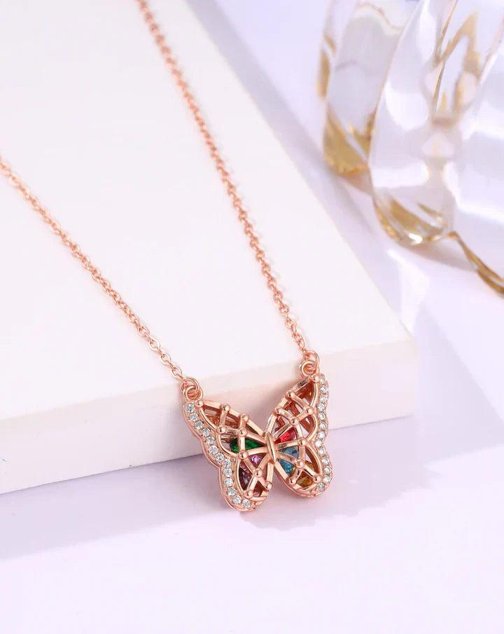 Aurora Wings Butterfly Charm Chain