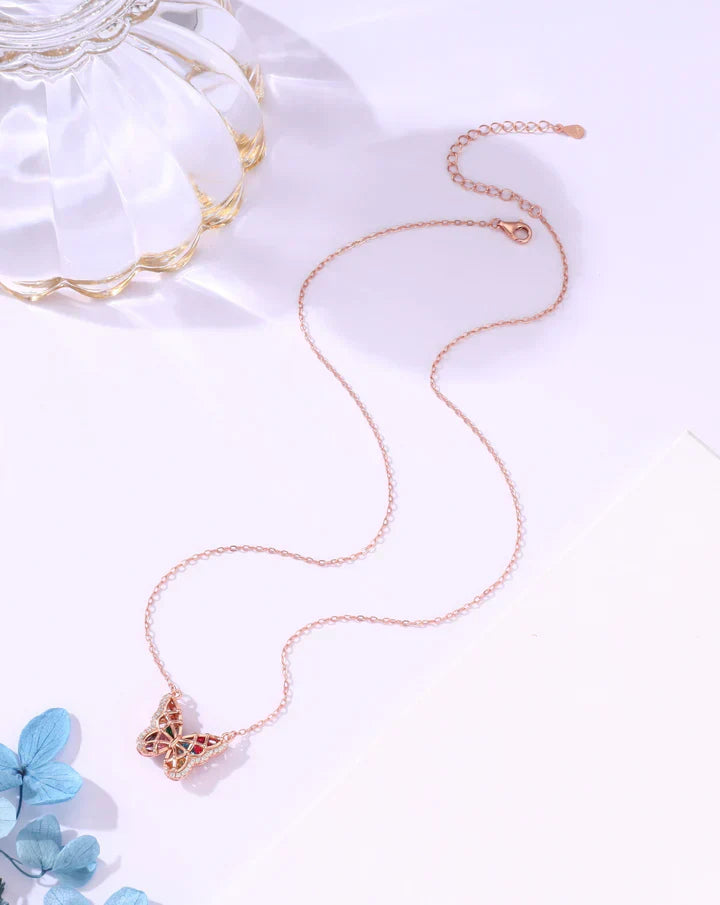 Aurora Wings Butterfly Charm Chain