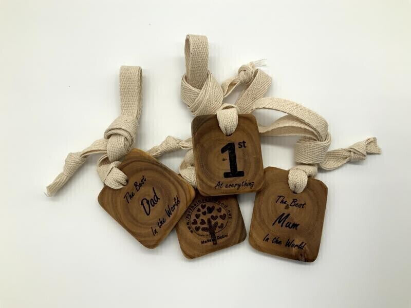 Natural Log Medal Holder "I Came, I Saw, I Conquered!"