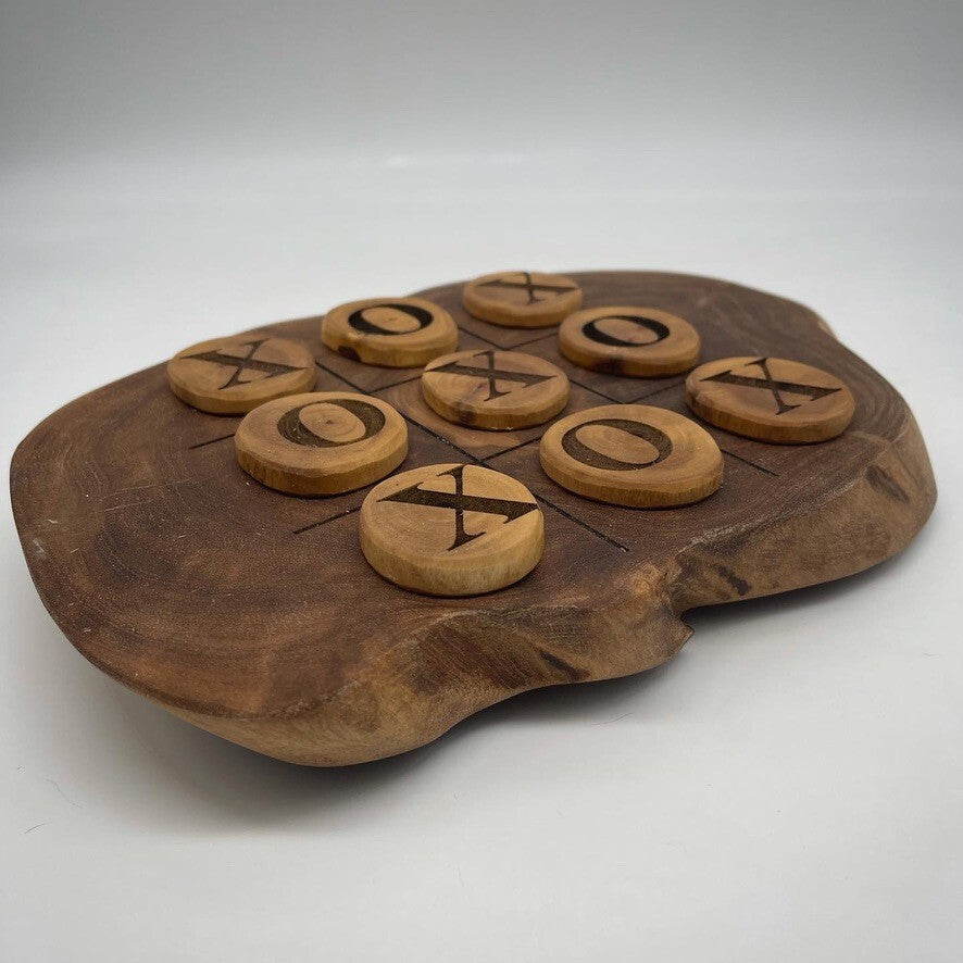 Noughts & Crosses / Tic Tac Toe solid wooden game for all the family