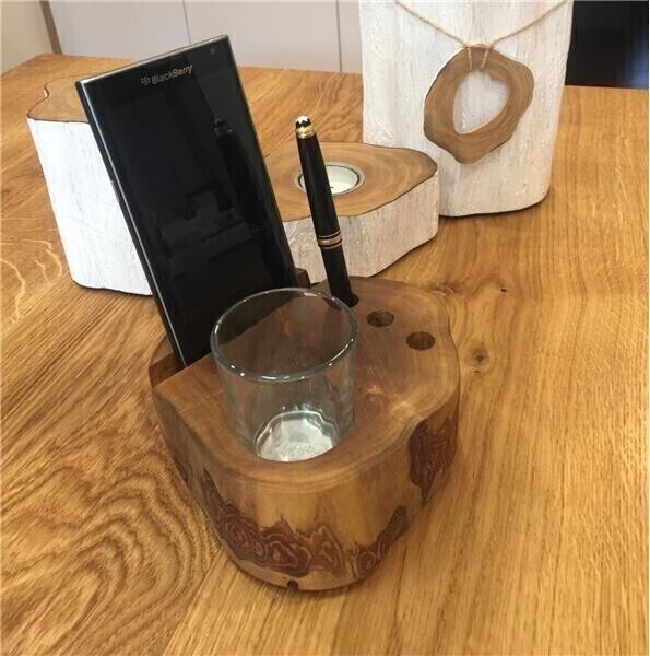 Phone charging stand & desk organiser