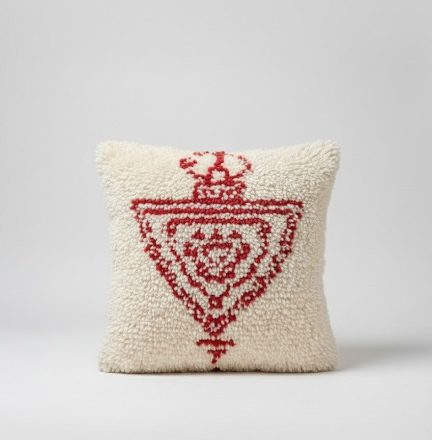 The ‘Ancient Medallion’ Pillow Case: Dyed with Madder Roots