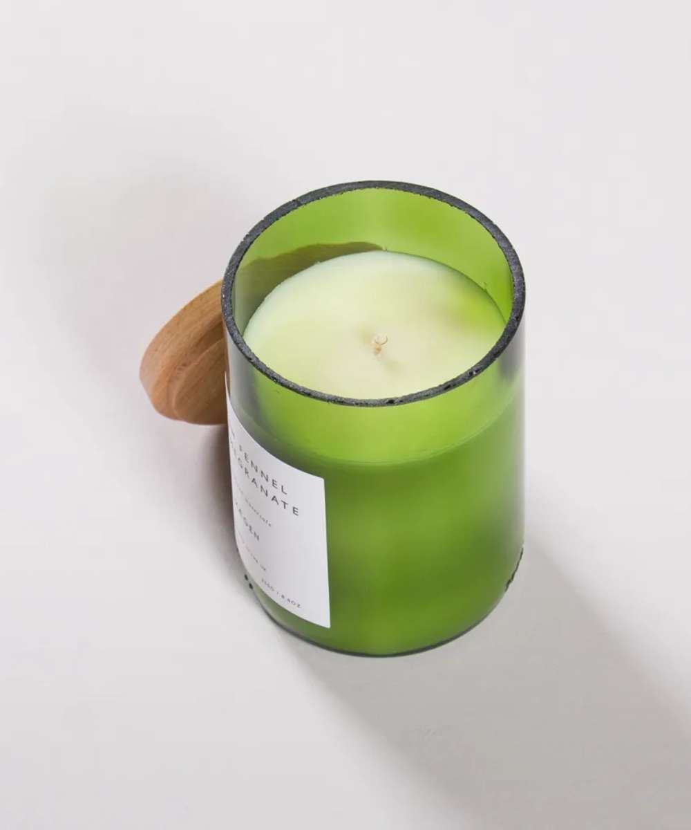 MÆGEN Orchard Glass Candle – Fresh Fennel & Pomegranate