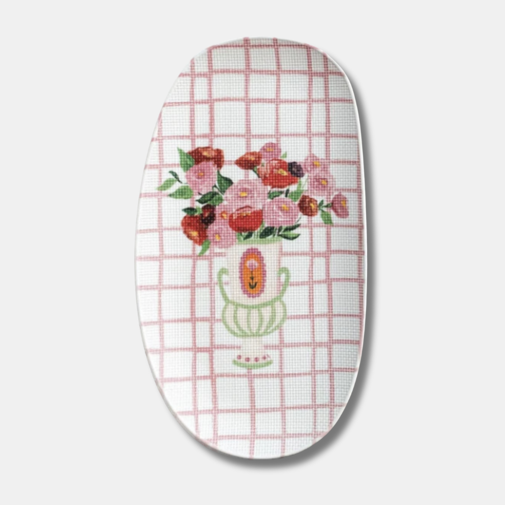 Bloom Stitch-Textured Stoneware Plates