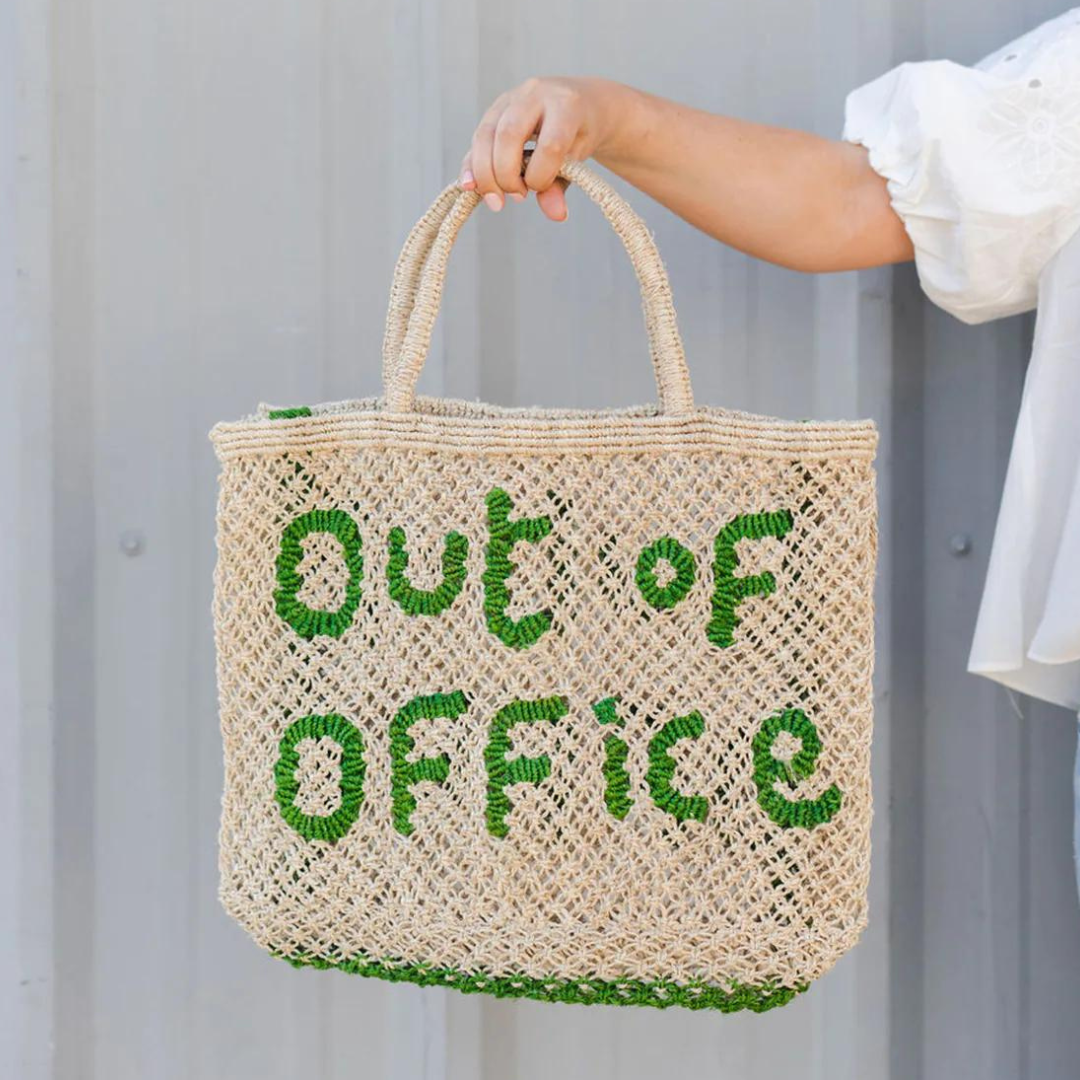 Out Of Office Jute bag S - Saffron Souk 4 The Jacksons