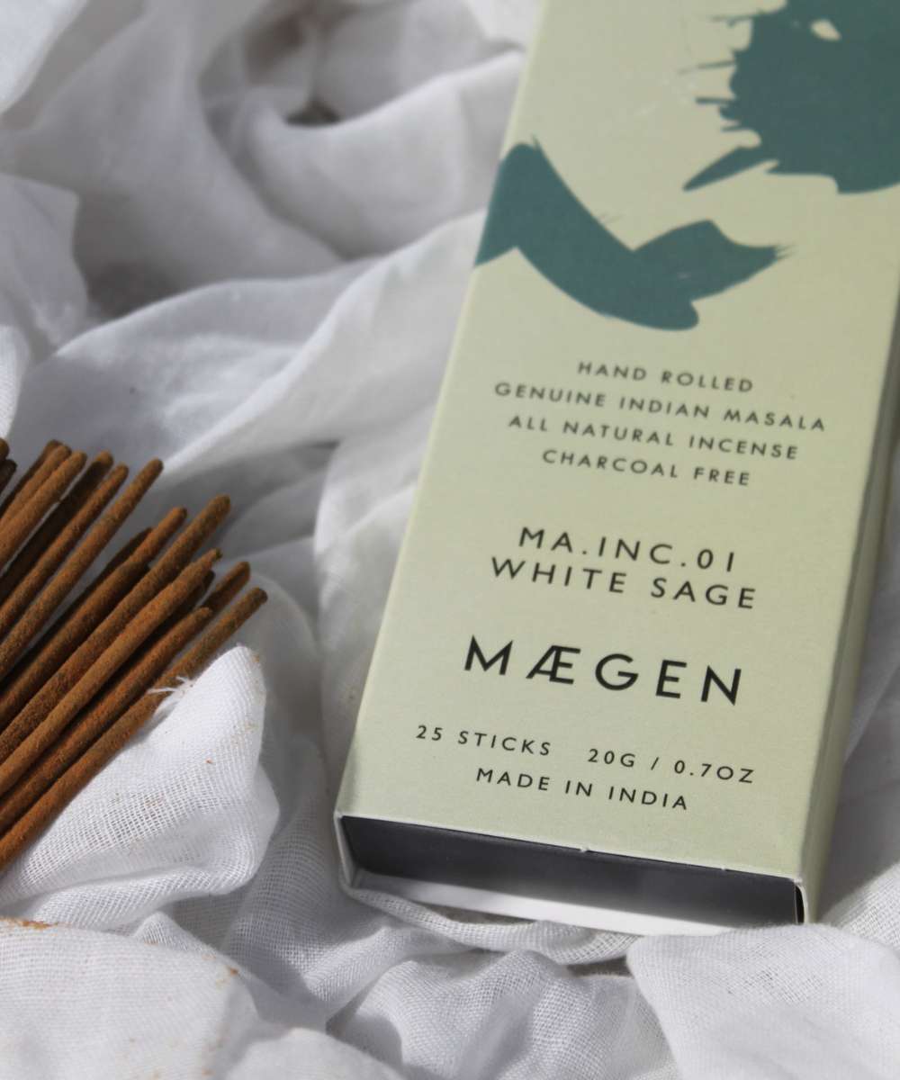 MÆGEN Incense Sticks - White Sage (25 Pack)
