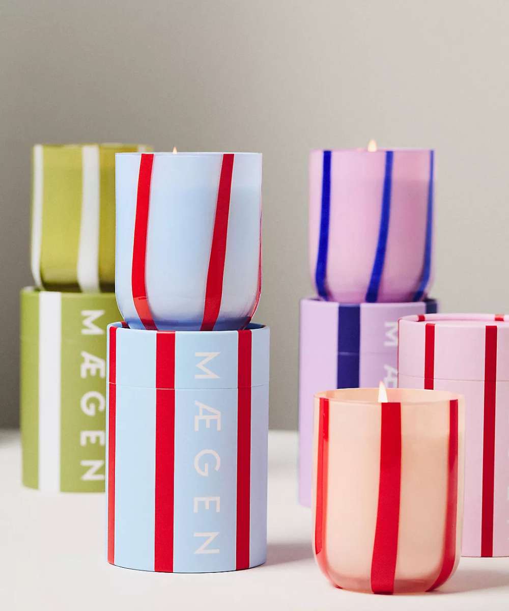 MÆGEN Atina Glass Candle - Black Currant & Oud