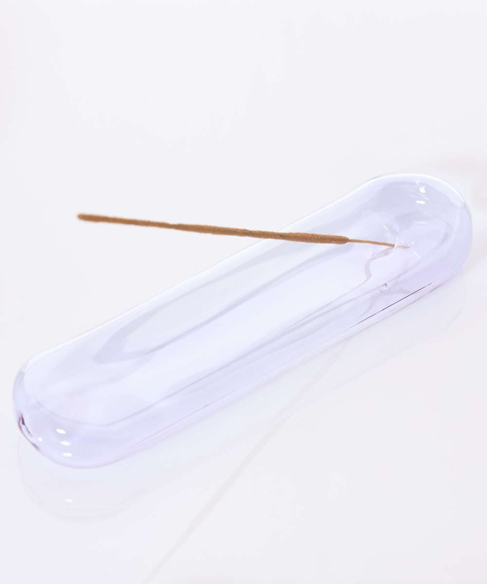 MÆGEN Lilo Glass Incense Holder - Lavendar
