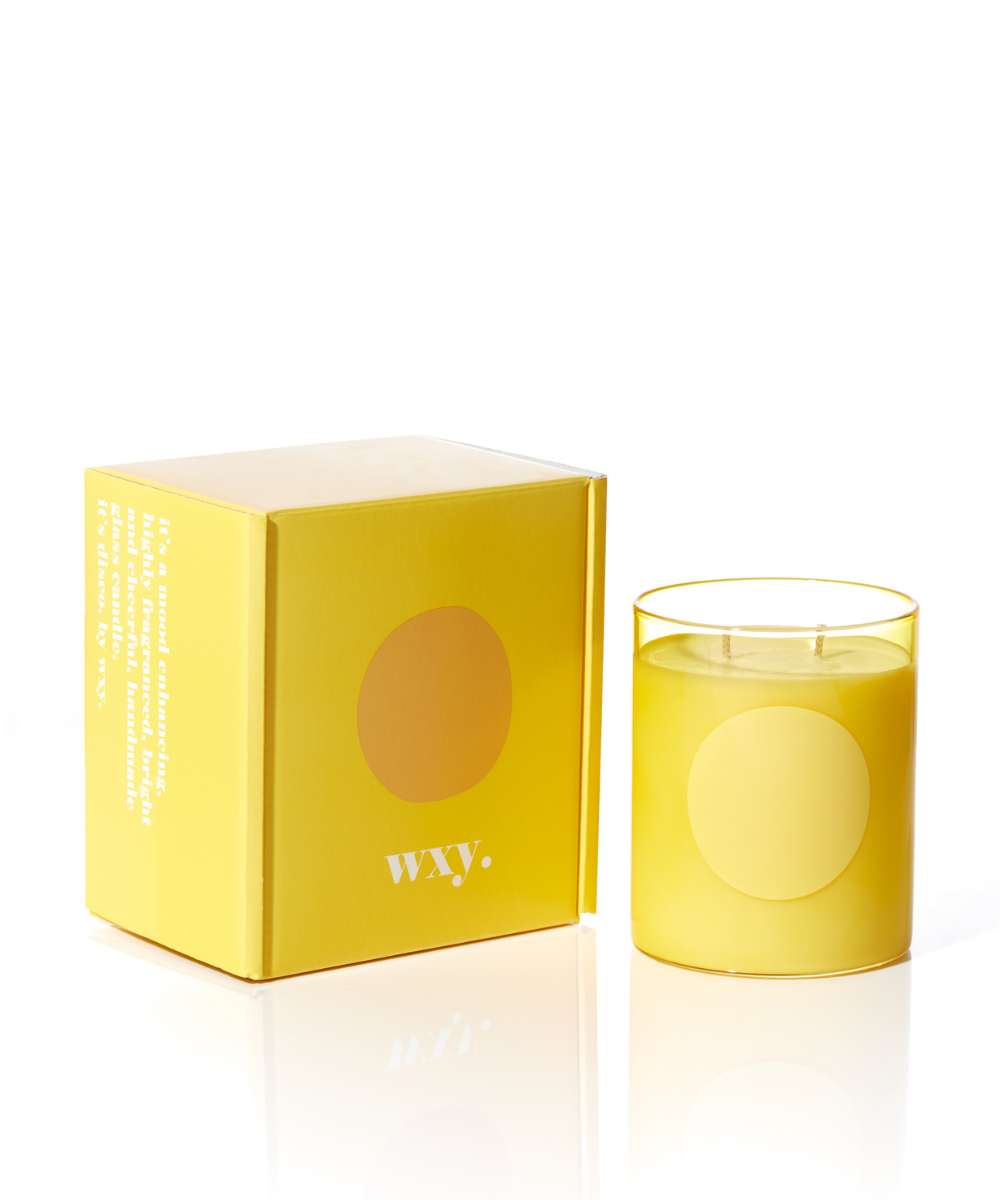 Wxy. Disco Glass Candle - Blood Orange and Santal