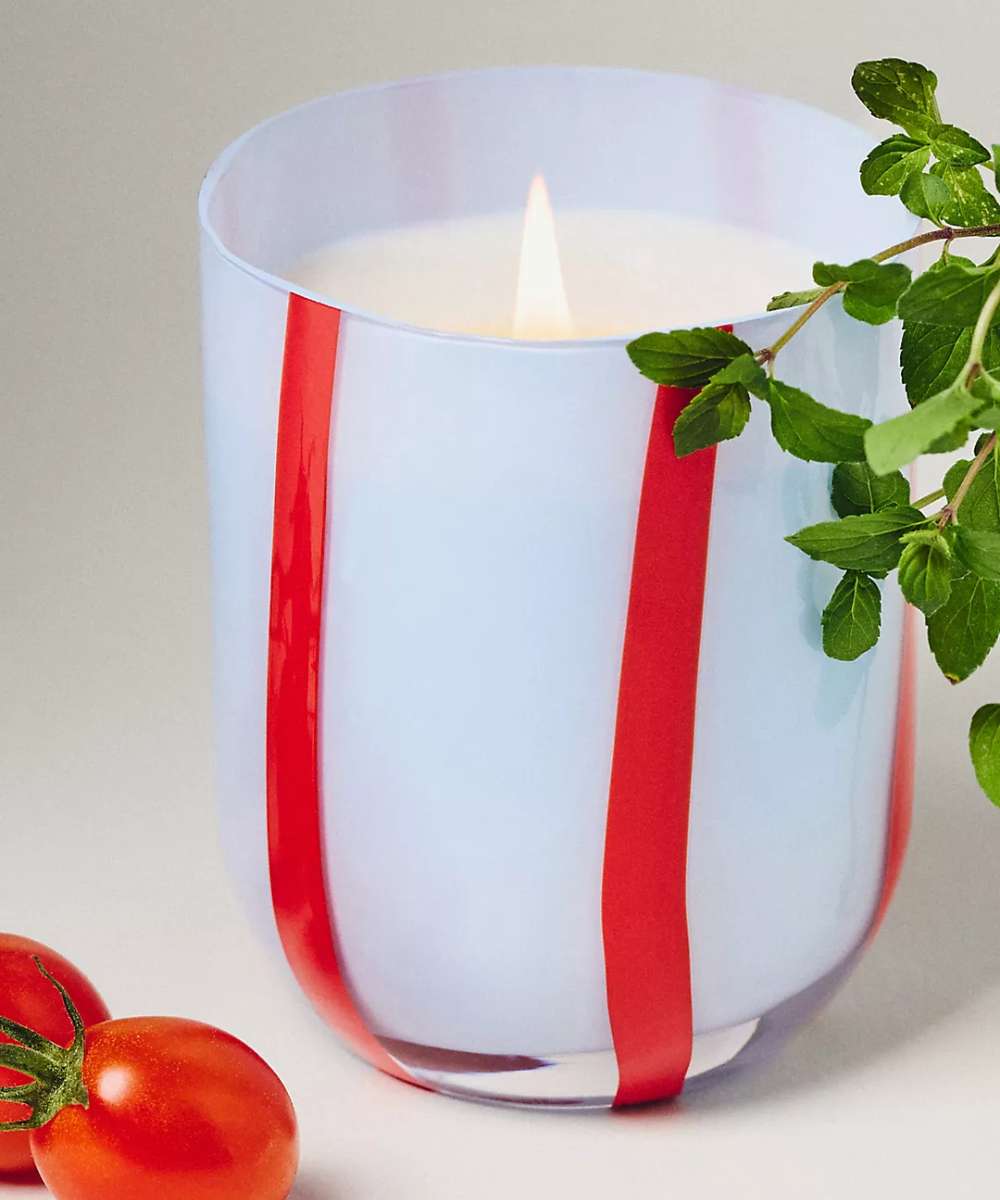 MÆGEN Atina Glass Candle - Fresh Tomato & Mint Leaf