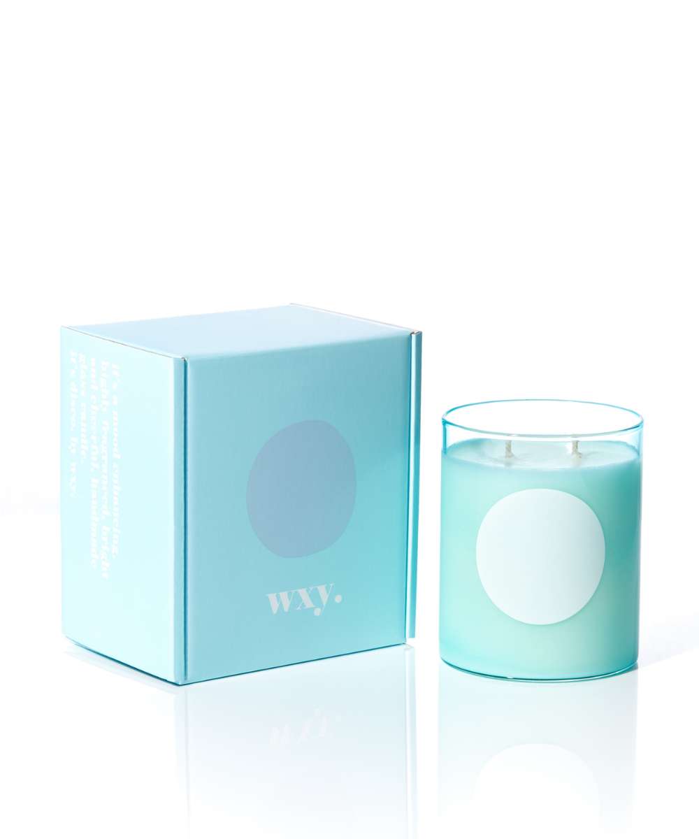 Wxy. Disco Glass Candle - White Floral