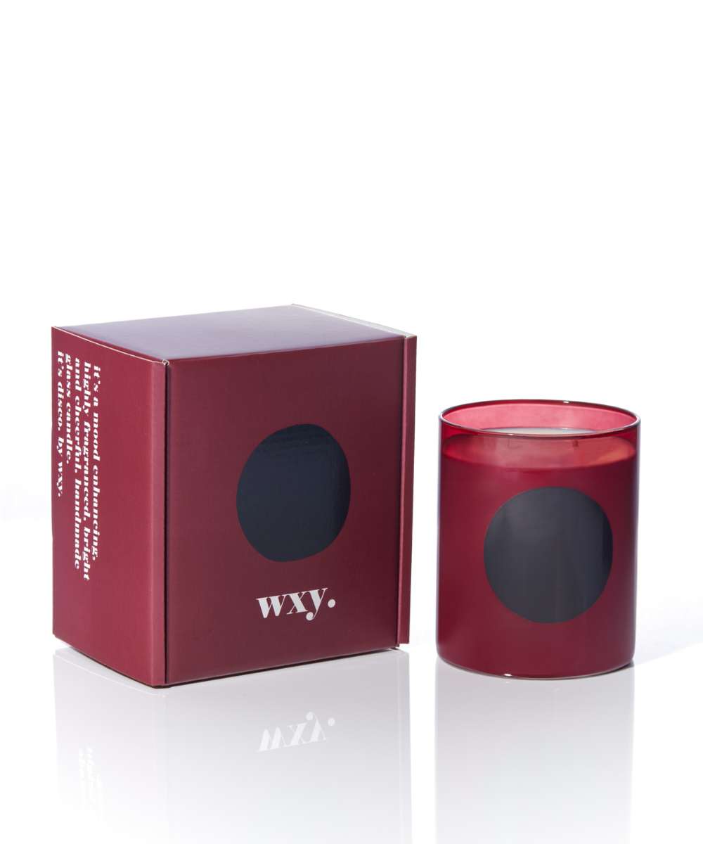Wxy. Disco Glass Candle - Velvet Woods and Amber