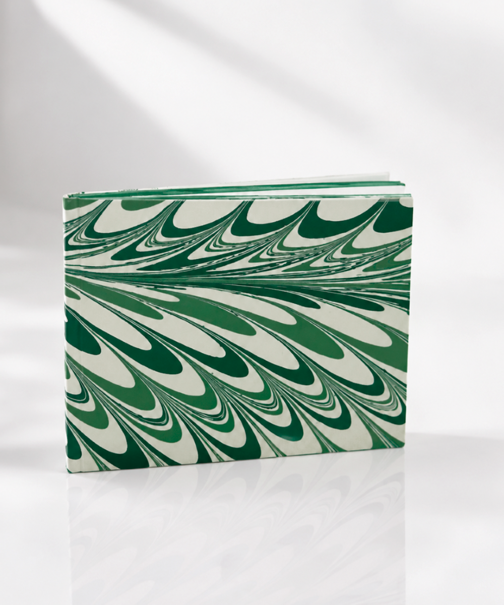 Marbled Notepad - Green