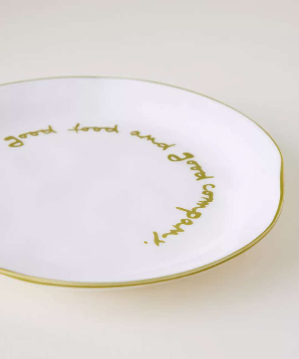 MÆGEN Slogan Plate - Good Food And Good Company