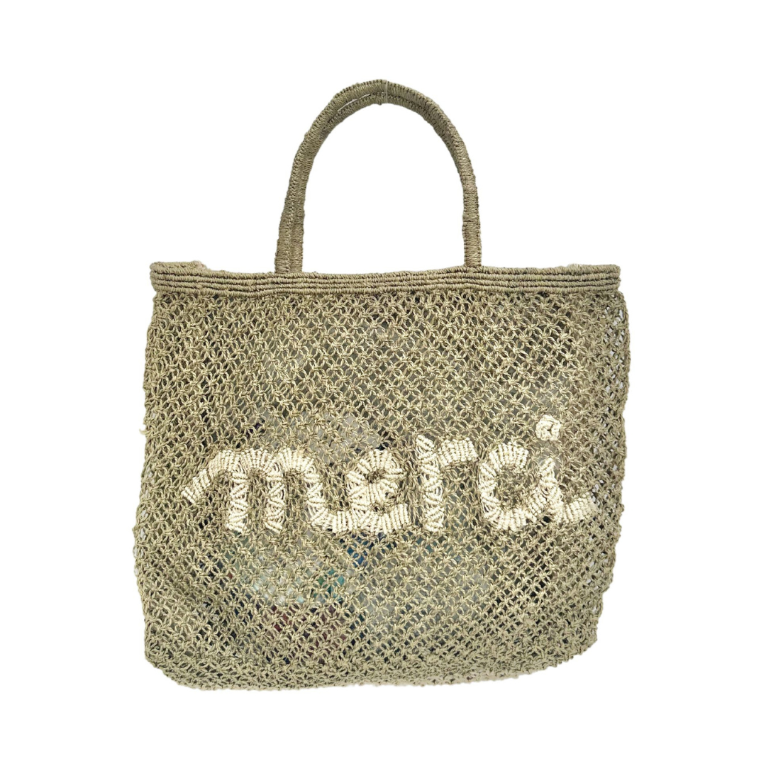 Merci Jute Bag S Khaki - Saffron Souk 4 The Jacksons