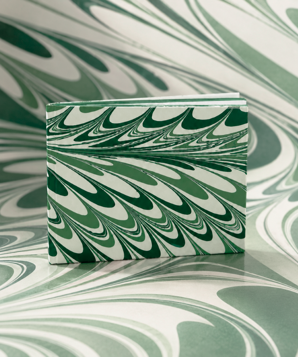 Marbled Notepad - Green