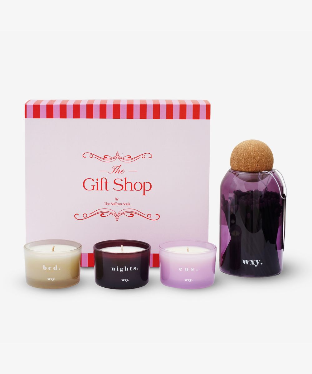 Wxy. Cork Ball Matches & 3 Classic Mini Candles