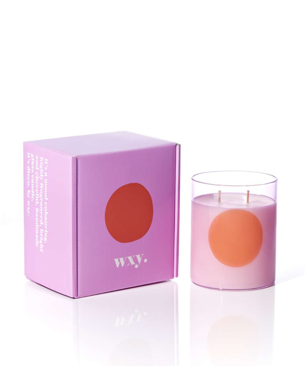 Wxy. Disco Glass Candle - Orris Root and Amber