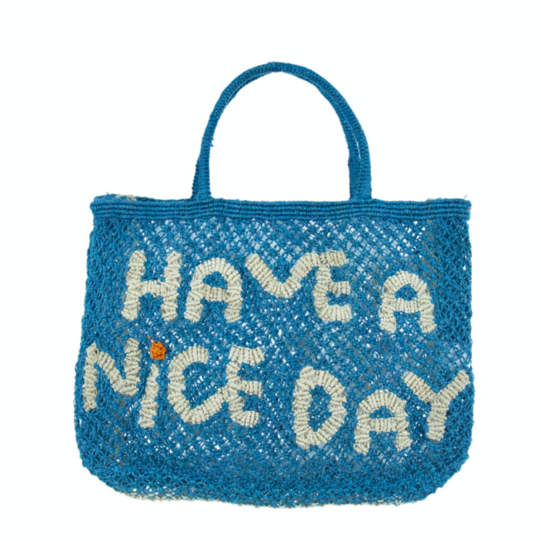 Have A Nice Day Jute Bag S Ocean - Saffron Souk 4 The Jacksons