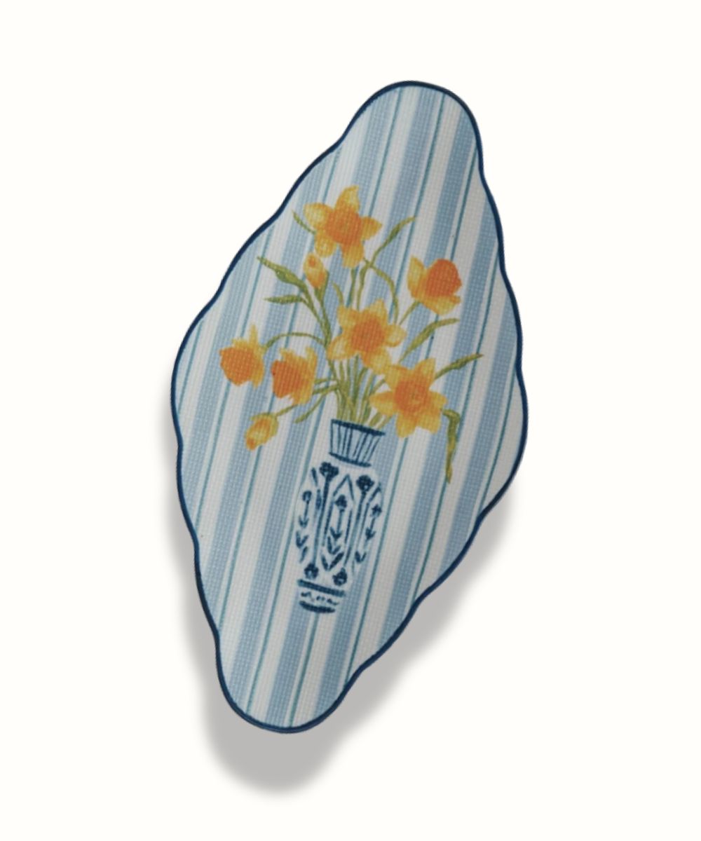 Bloom Stitch-Textured Stoneware Plates