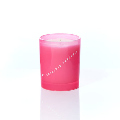 'You Are My Absolute Favourite' Candle (White Flowers + Green Stems)