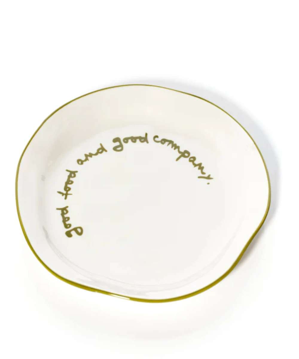 MÆGEN Slogan Plate - Good Food And Good Company