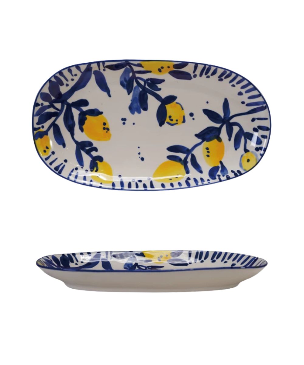 All the Lemons Oval Platter