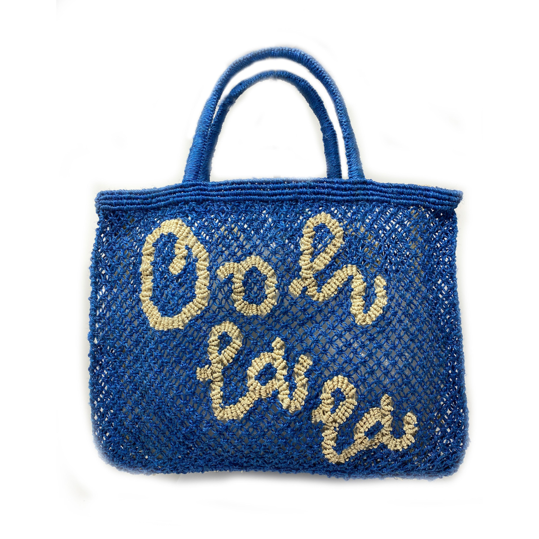 Ooh La La Jute Bag S Cobalt - Saffron Souk 4 The Jacksons