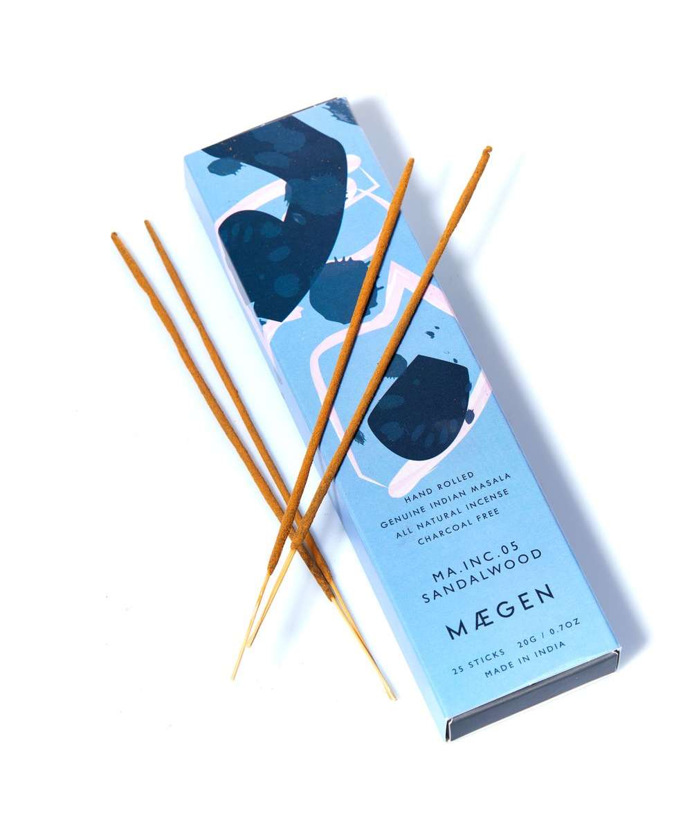 MÆGEN Incense Sticks - Sandalwood (25 Pack)