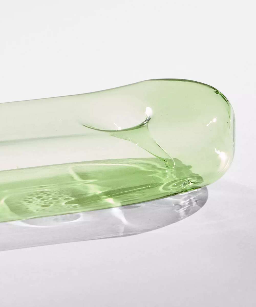MÆGEN Lilo Glass Incense Holder - Green