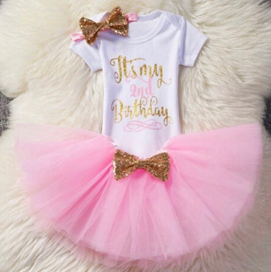 2nd Birthday Tutu Set