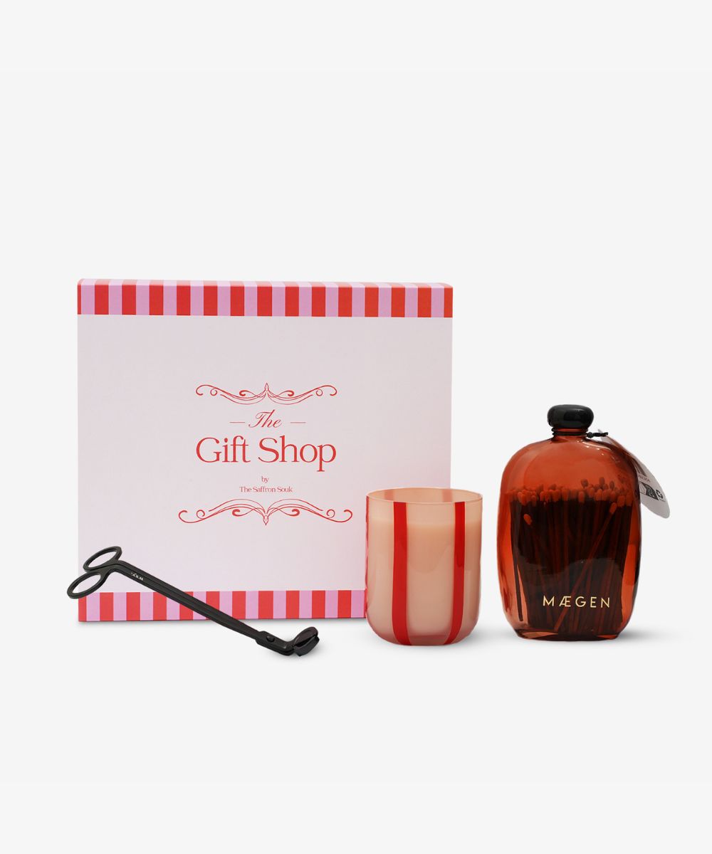 Atina Candle, Bubble Match & Wick Trimmer Set