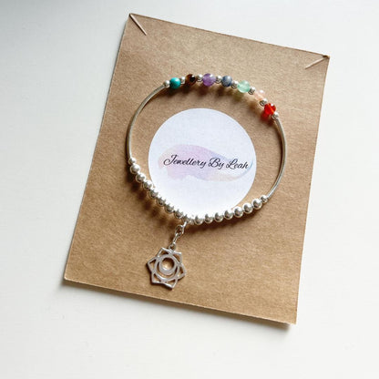 Sterling Silver Chakra Bracelet