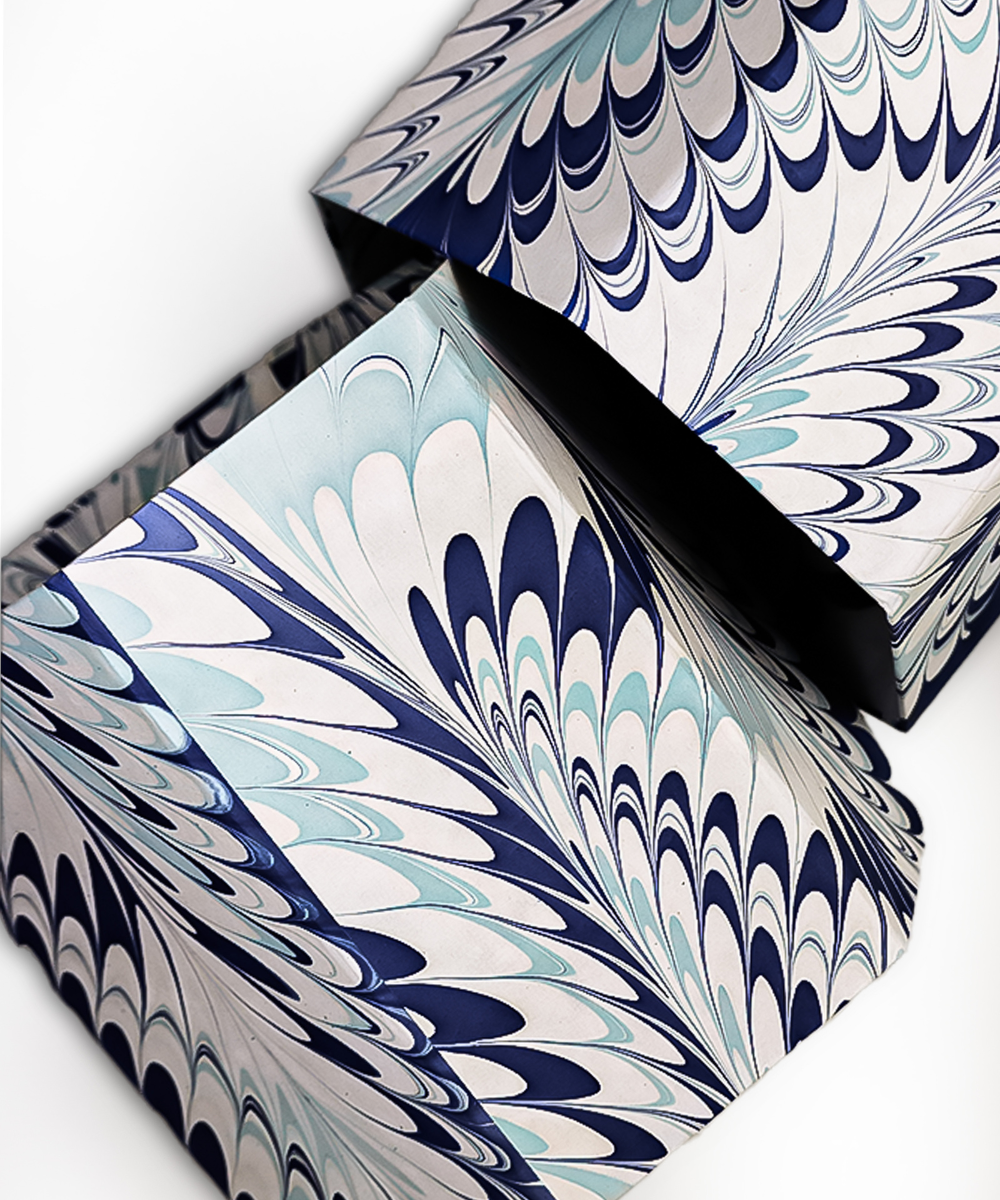 Signature Wastebasket - Blue
