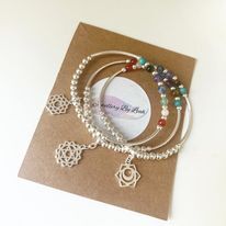 Sterling Silver Chakra Bracelet