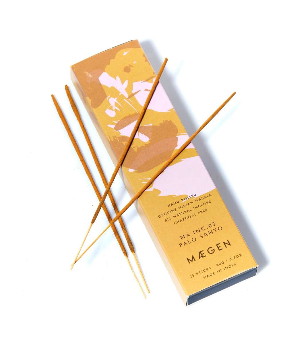 MÆGEN Incense Sticks - Palo Santo (25 Pack)
