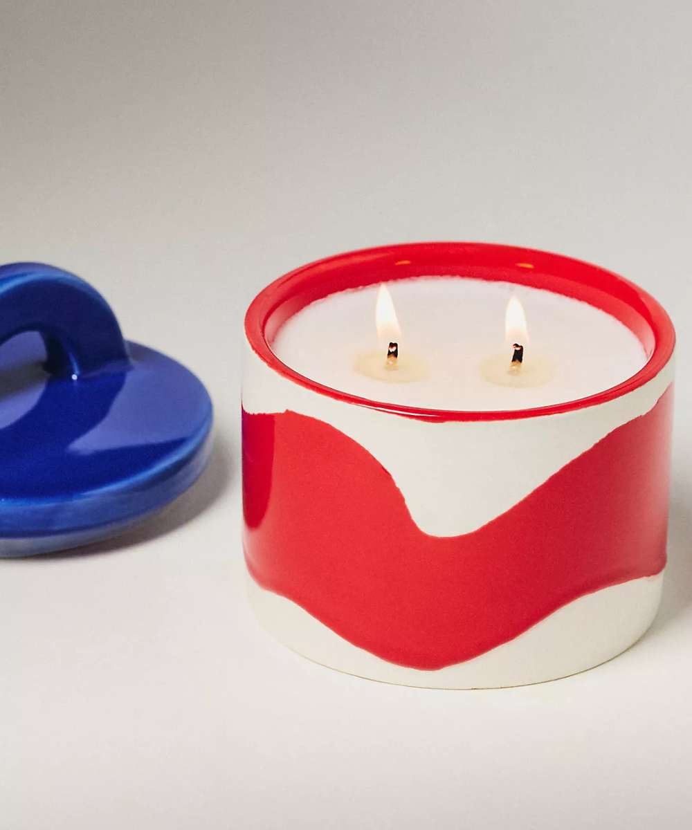 MÆGEN Pablo Pot Ceramic Candle - Woody Night Jasmine & Cedar