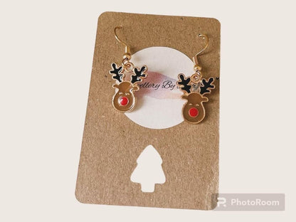 Novelty Reindeer Earrings