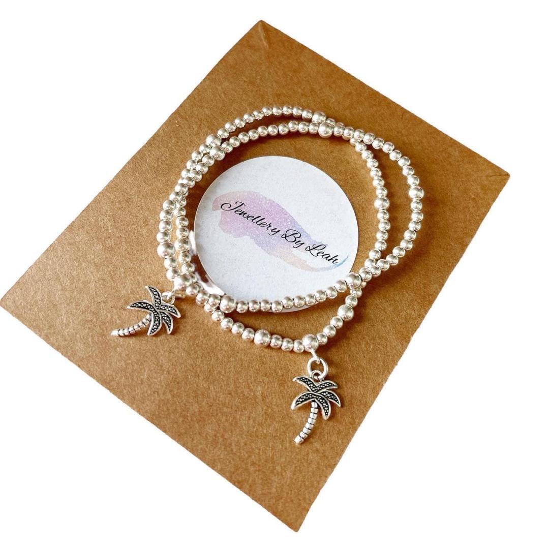 Sterling Silver Palm Tree Bracelet