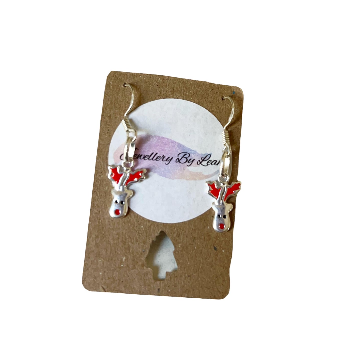 Sterling Silver Reindeer Earrings