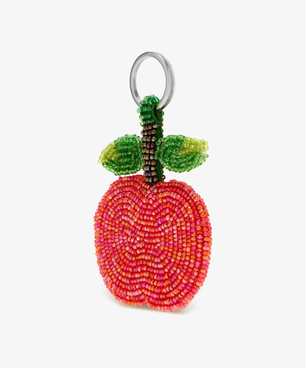 The Jacksons Beaded Mini Keyring - Apple