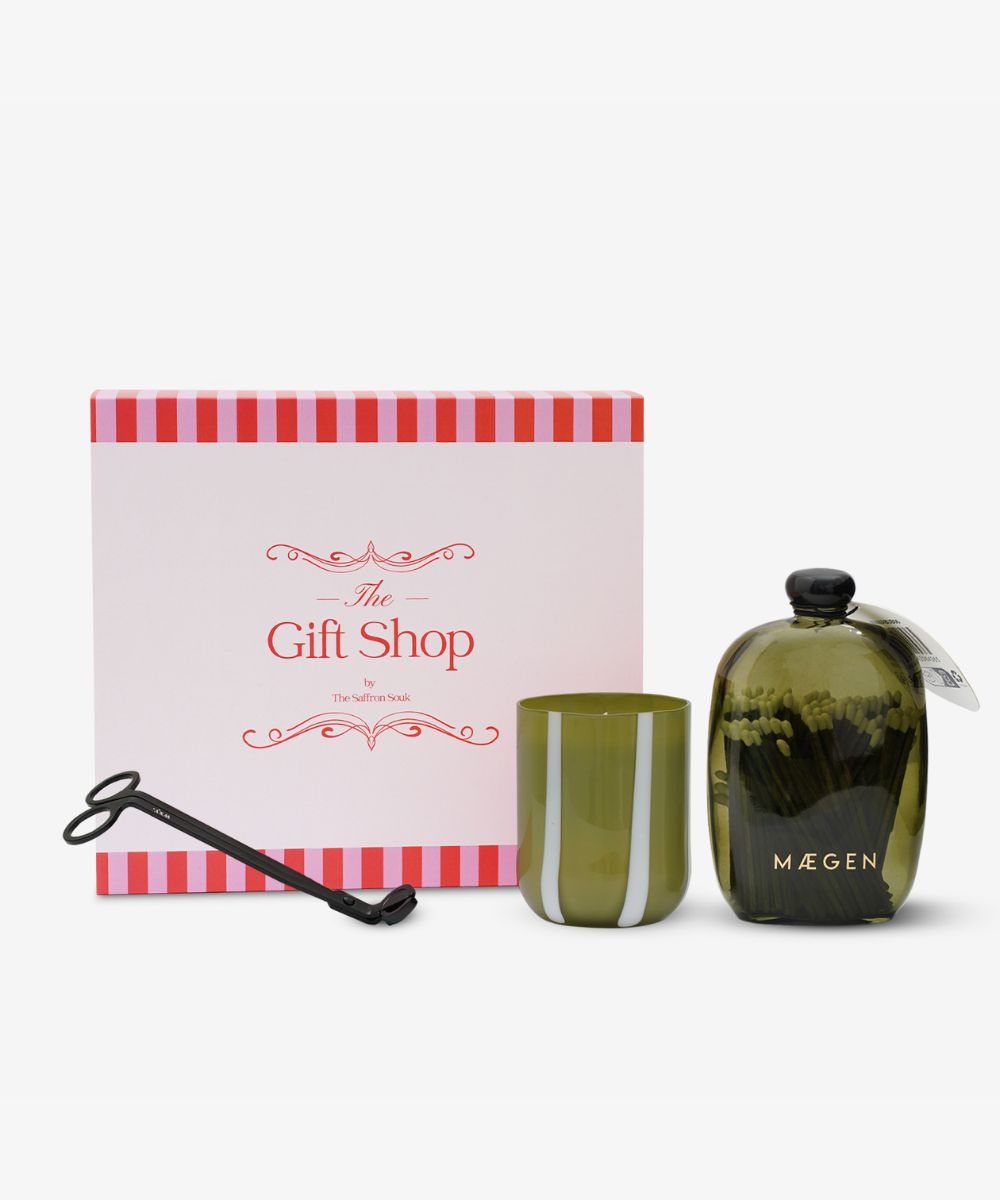 Atina Candle, Bubble Match & Wick Trimmer Set