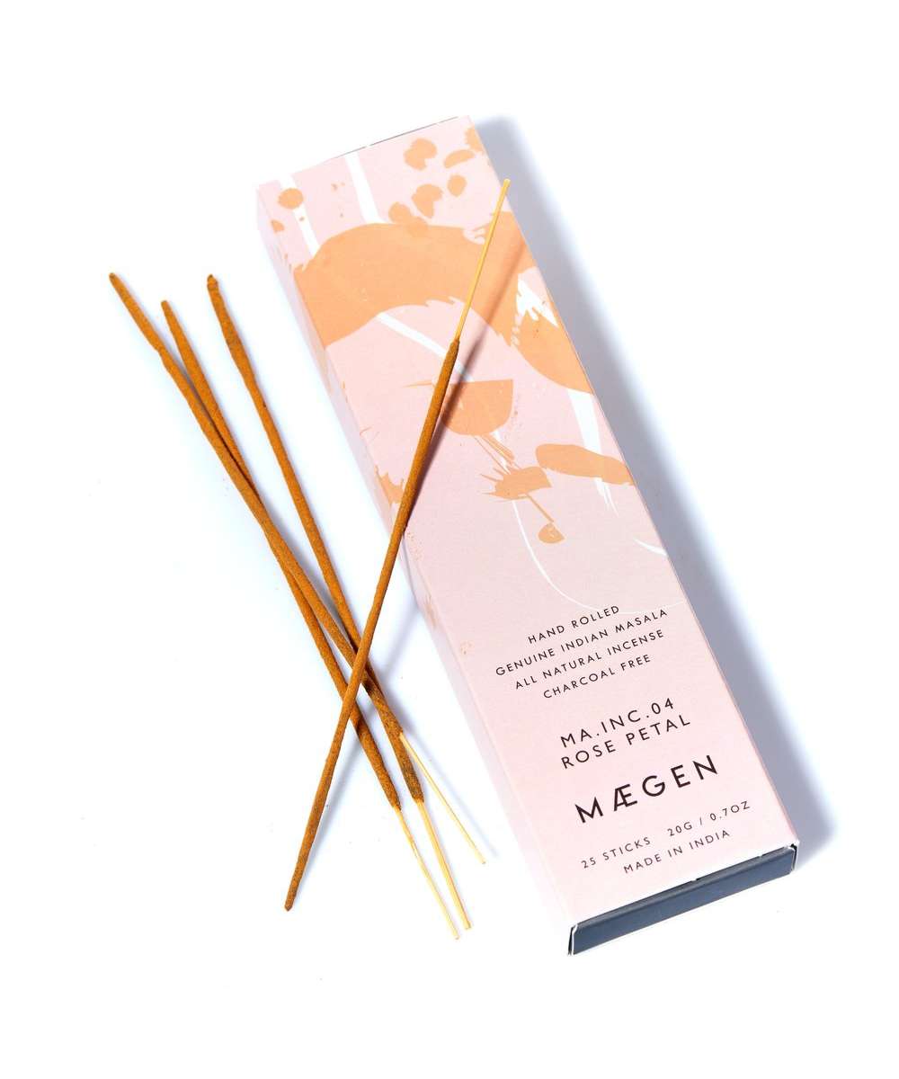 MÆGEN Incense Sticks - Rose Petal (25 Pack)