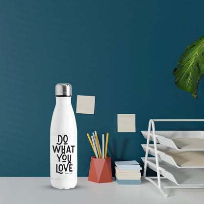 Do What You Love Inspirational Stainless Steel Water Bottle