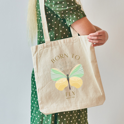 Born To Fly Canvas Tote Bag