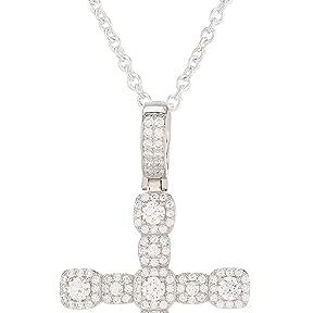 Sterling Silver Cluster cross- 925